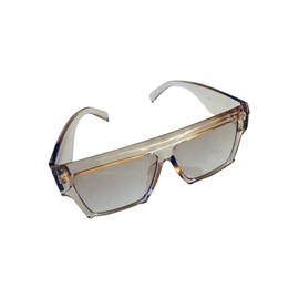 2Chique Boutique Women's Light Color Tint Square Classic Sunglasses (Beige)