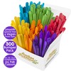 Coloured Lollipop Sticks 300 Wooden Birch Wood Craft Lolly Sticks