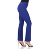 Rekucci Pantalón de pierna recta para mujer con control de