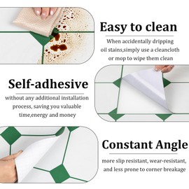 Alow Peel and Stick Floor Tile Waterproof, Self Adhesive Peel and Stick Flooring for Ktchen, Vinyl Flooring for Bathroom, Bedroom, Living Room and RV 20 Pcs/Pack, 11.8in X 11.8in