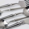 JASHII 20-piece 18/10 Stainless Steel Silver Flatware/Cutlery/Tableware Set Service for