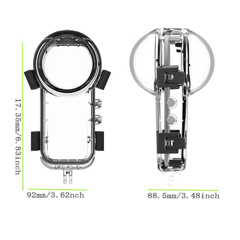 MAXOLA Waterproof Case for Insta360 X5, Diving Case, X5 Submersible