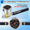 Boltigen Fuel Pressure Gauge, 1/8'' NPT Inline Fuel Pressure Guage