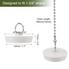 uxcell 2 Pcs Tub Stoppers, Rubber Bathtub Stoppers 1-3/4" Kitchen