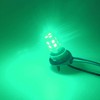 GLOFE 8Pcs Green Interior Map Dome Light LED Bulbs Compatible