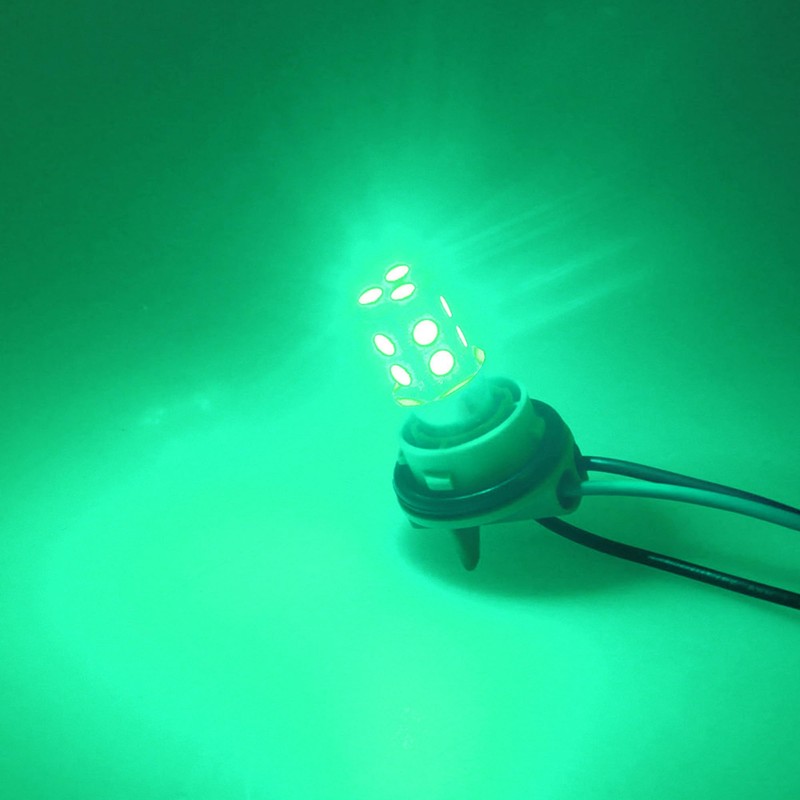 GLOFE 8Pcs Green Interior Map Dome Light LED Bulbs Compatible