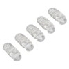 20pcs Hearing Aid Lanyard Clip ABS Portable Transparent Clip Accessory