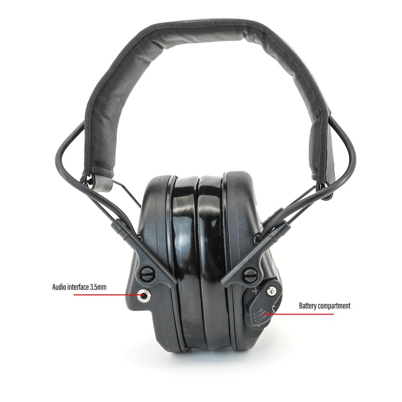 Hearangel Tactical Headset Noise Reduction Hearing Protection Silicone Ear Cups