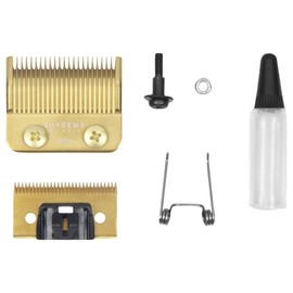 Supreme Trimmer Professional Clipper Blades (Ceramic Taper Blade) for Pro Clipper, Clippers, STC5030 - CBT818 Gold