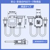 Outdoor Waterproof Timer Outlet with Cap, Digital LCD Display, Button