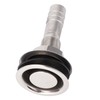 316 Stainless Steel Straight Thru Hull Valve Fitting 16mm Vent