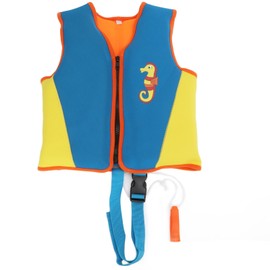 Kids Rafting Jacket Neoprene Kids Life Waistcoat Blue for Water Park Swimming Pool Beach Snorkeling M