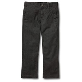 Volcom Boys' Frickin Modern Stretch Chino Pant (Big Boys & Little Boys Sizes), 26, Charcoal Heathe