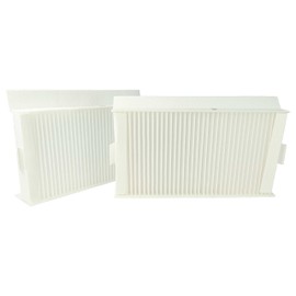 vhbw Air Filter Set compatible with Zehnder ComfoAir 180 Enthalpie Ventilation Devices - G4 / F7 2-Part Kit, 24 x 12 x 5 cm White