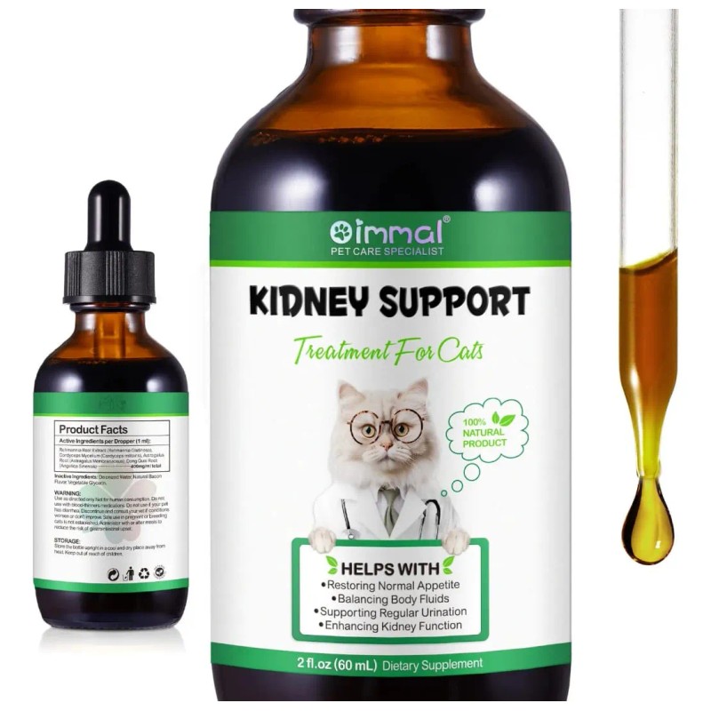 Suplemento Urinario Kidney Support Líquido Gatos Probioticos