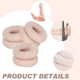 Thumb Bandage Finger Bandages 30 PCS Tubular Finger Stall Bandage Cotton Finger Cots Elastic Fingertip Protectors for Sprains Sports Kitchen Gardening Work