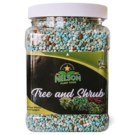 Nelson - Trees, Shrubs, & Evergreens Plant Food for In-Ground, Containers, & Patios, Granular Fertilizer, NutriStar 21-6-8 (2 lb.)