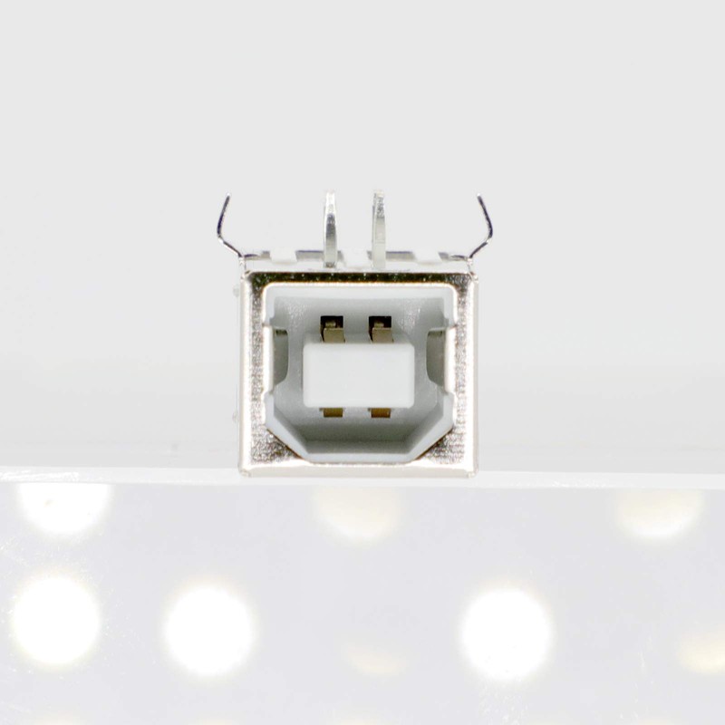 USB Female Type-B Port 4-Pin Right Angle PCB DIP Jack