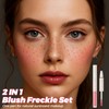 Erinde Natural Freckle Pen Makeup, Waterproof Long Lasting Freckle Stamp