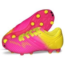 Vizari Liga FG Soccer Cleats for Kids | 100% Synthetic Football Cleats for Comfortable Wear | Water Resistant Two Tone Soccer Shoes with Anti-Stretch Lining for Flexible Indoor and Outdoor Play