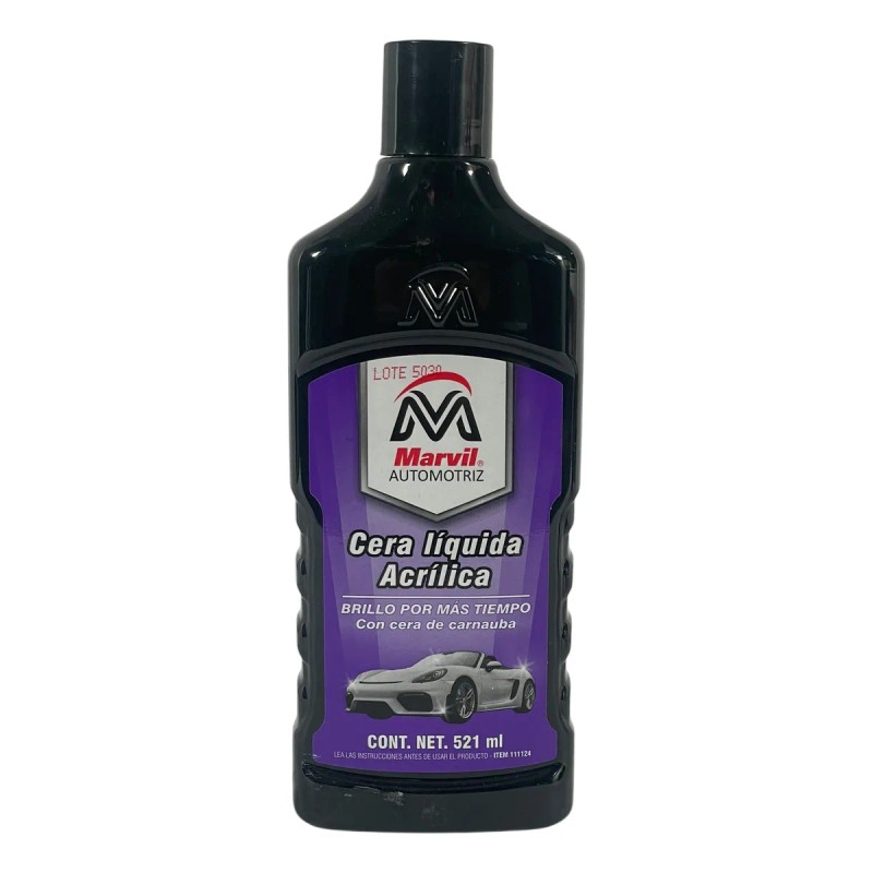 Cera Liquida Para Autos Marvil (silicon, Acrilico Y Ptfe)
