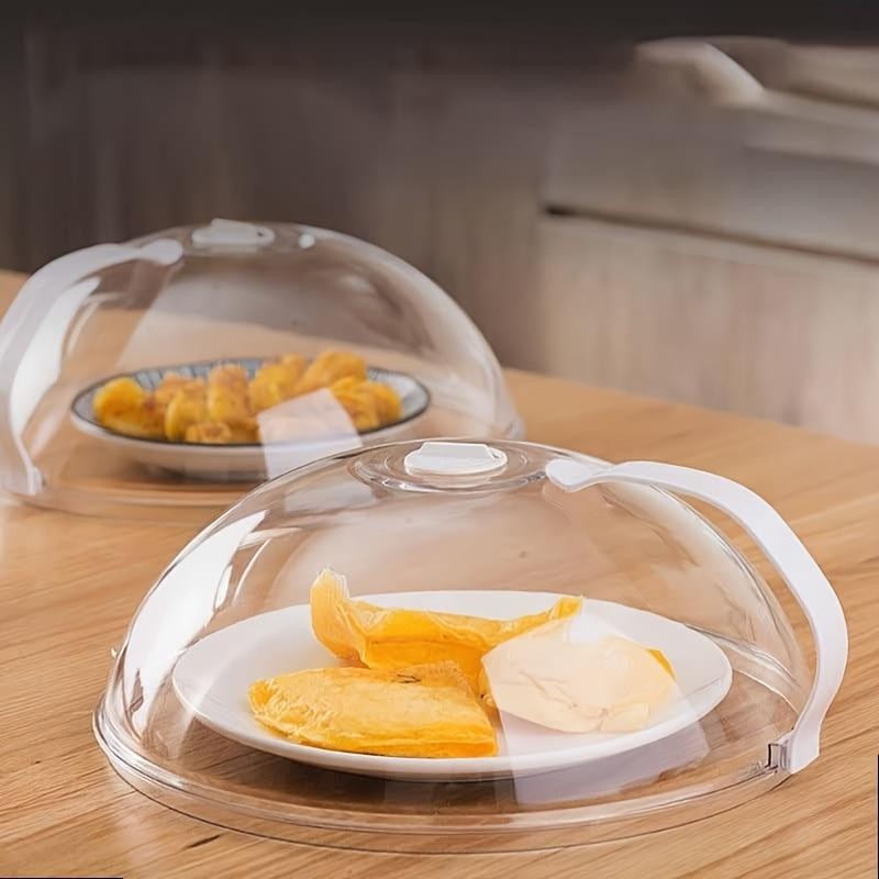 Microwave Splatter Cover with Handle, ReusableMicrowave Lid for Food, Modern