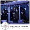 BLOOMWIN Light curtain star light chain curtain, USB 8 modes,