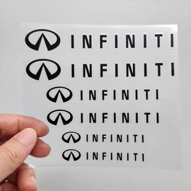 Infiniti Brake Caliper Sticker Heat Resistant Black