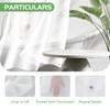 eachope 2 Pack PEVA Snap-in Shower Curtain Liner Replacement,Compatible with