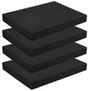 Pick and Pluck Foam Inserts, 4 PCS High Resilience Pre-Cubed