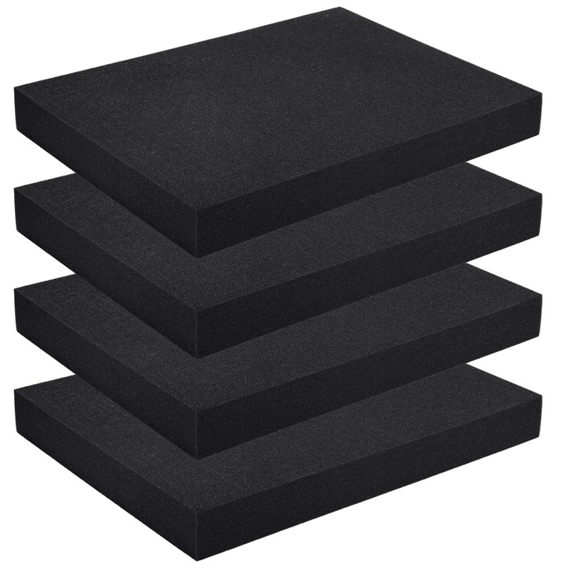Pick and Pluck Foam Inserts, 4 PCS High Resilience Pre-Cubed