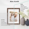 Hongkee 6x6 Picture Frame with Glass, Display Pictures 4x4 with