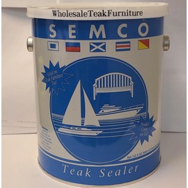 Semco Gold Tone Finish - Teak Wood Sealer 1 Gallon Sealant Protector WholesaleTeakFurniture