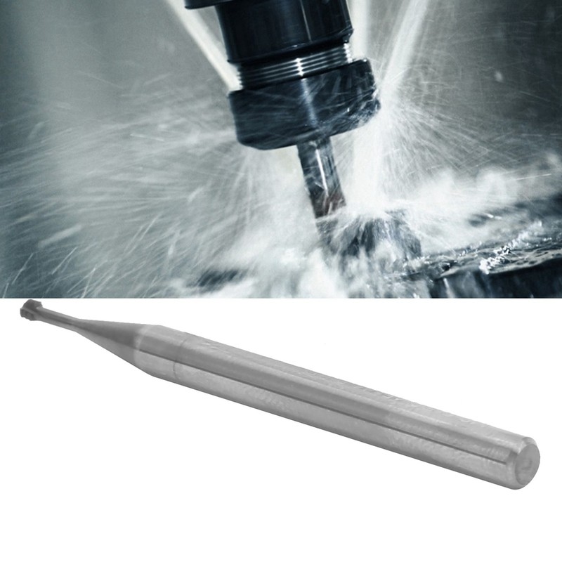 Milling Cutter Tungsten Steel Thread Carving Bit 3‑Tooth 60° CNC
