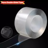 Unbranded Strong Double Sided Tape Nano Transparent Traceless Washable Adhesive