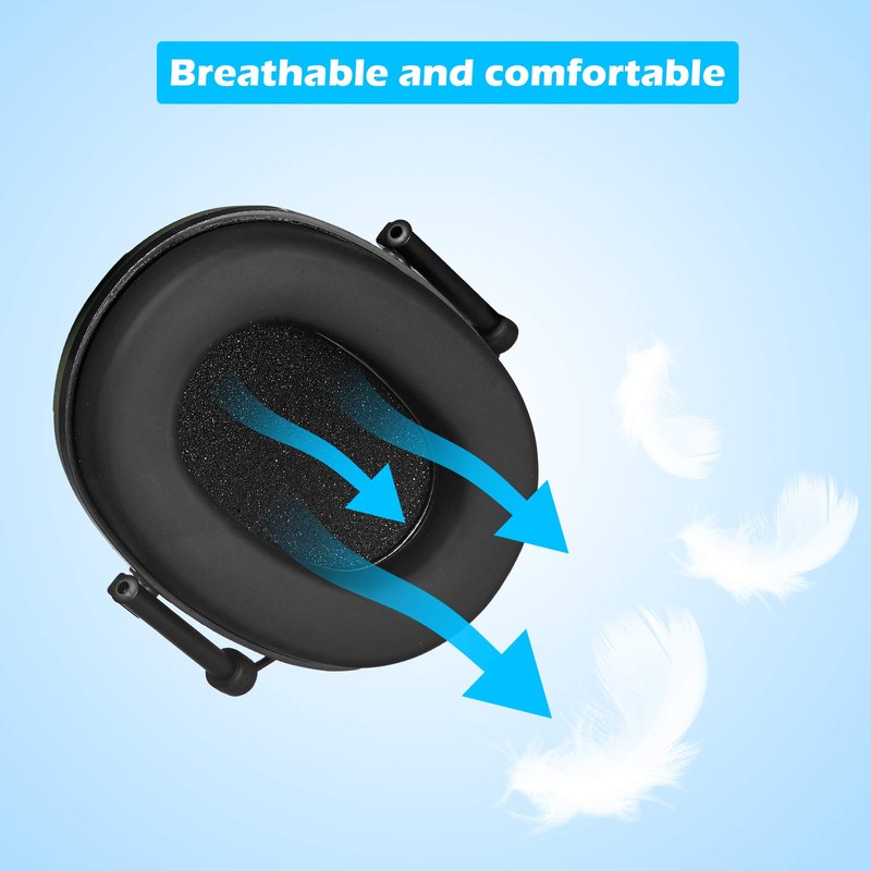 Huarui Noise Cancelling Ear Muffs for Shooting Hunting, Shooting Ear