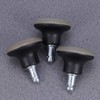 STOBOK 5pcs Bell Glides Replacement Office Chair Stool Swivel Caster