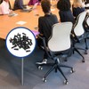 35pcs Chair Glides Bell Glides Office Chair Swivel Caster Wheel