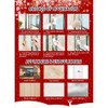 9 Sheets Christmas Snowflake Stickers Window Stickers Snowflake Christmas Stickers