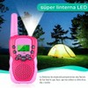Walkie Talkies para Niños 2 Unidades, con Linterna y LCD