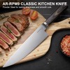 Butterfork 8 Inch Chef Knife, AR-RPM9 Steel, Pakkawood Handle Utility
