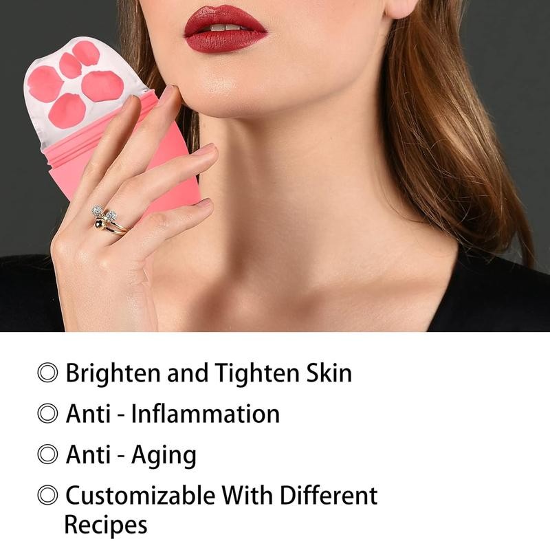 Ice Roller for Face,Pink.:_Pink and Black_2Pack