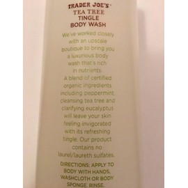 Trader Joes Spa Face Wash with Tea Tree Tingle Body Wash