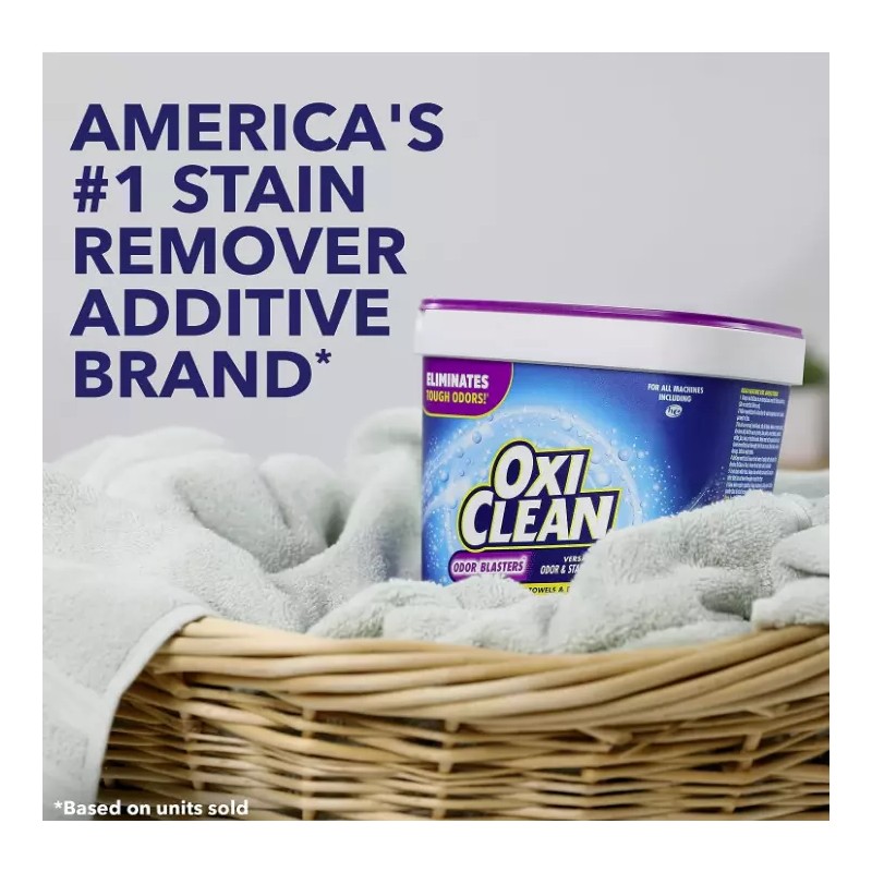 OxiClean Odor Blasters Versatile Odor and Stain Remover Powder, 5