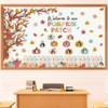 Pasimy Fall Bulletin Board Decorations Set Pumpkin Classroom Door Decor