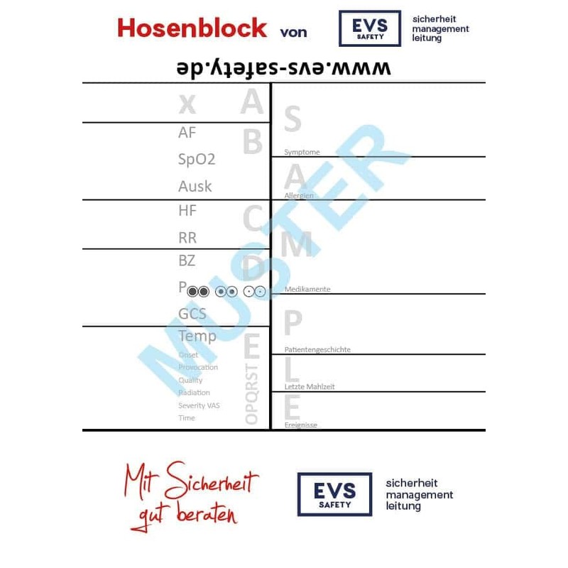 10 x Emergency Service Trouser Blocks (Type A) with ABCDE