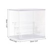 MECCANIXITY Clear Acrylic Display Case with LED Light 3 Tier