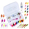 MiRoeFishing UL Fishing Lure Artificial Bait Set Including Fine Rib