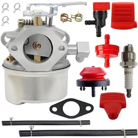 Qiuwanzia 640084B Carburetor for Tecumseh 5HP 632107A 640084A 640084B 640299A 640299B HSSK40 HSSK50 HS50 LH195SA for TORO 521 Snow Blower 4HP 5 HP Engines Replace Psrts for Craftsman