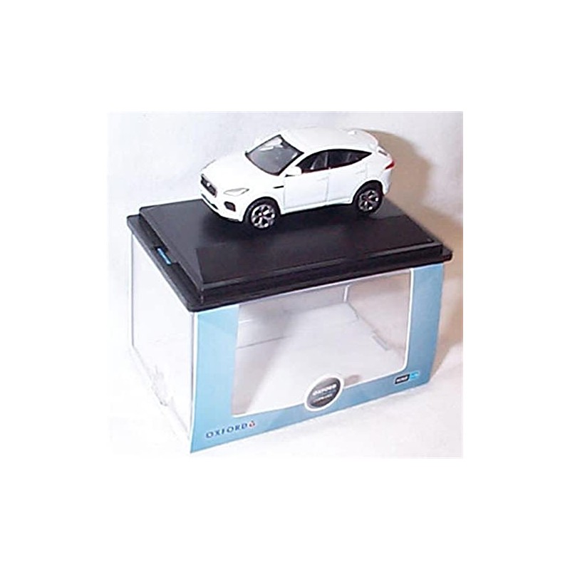 Oxford Fuji White Jaguar E Pace Car vehicle 1:76 scale